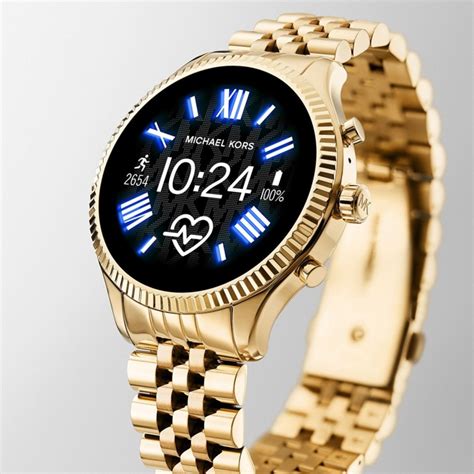 michael kors lexington 2 smartwatch watch station|Michael Kors chronograph gold.